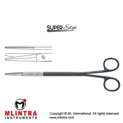 Kaye Face-Lift Scissor Curved - Toothed Stainless Steel, 18.5 cm - 7 1/4"
